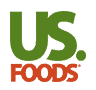 Logo with the text "US." in green and "FOODS" in orange below it. The background is transparent.